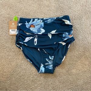 Nani ruched high waist swim bottoms